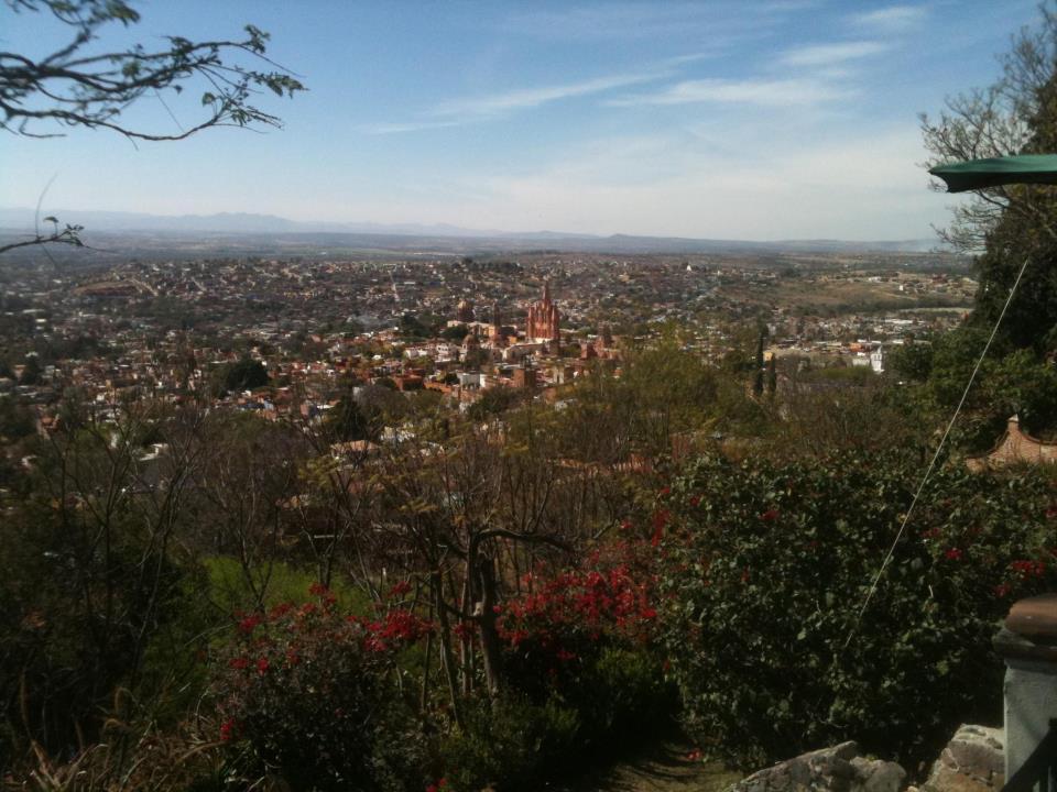 Dodero overlooks San Miguel de Allende, his kingdom